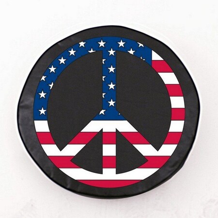 25-1/2 X 8 USA Peace Sign Tire Cover